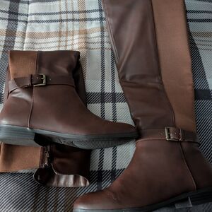 Style & Co. Women's Brown Riding Boots